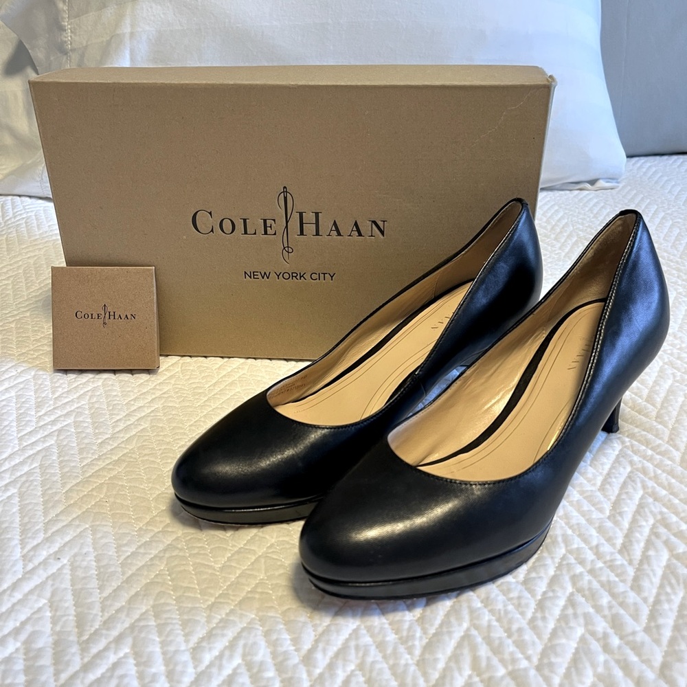 Cole Haan black heels size 6